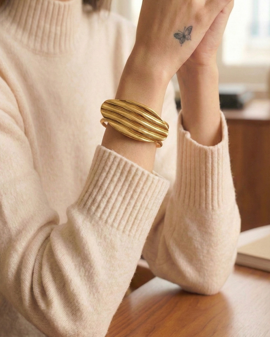 Solika Golden Wave Cuff
