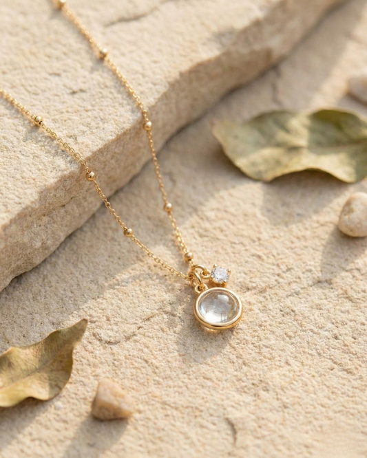 Solika Crystal Charm Necklace