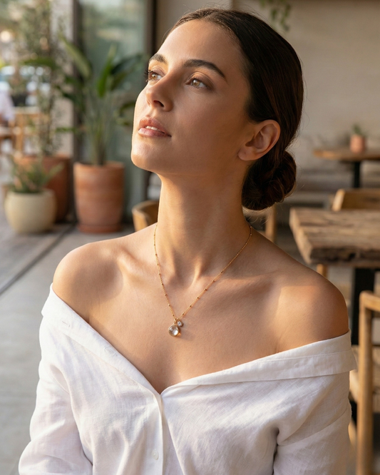 Solika Crystal Charm Necklace