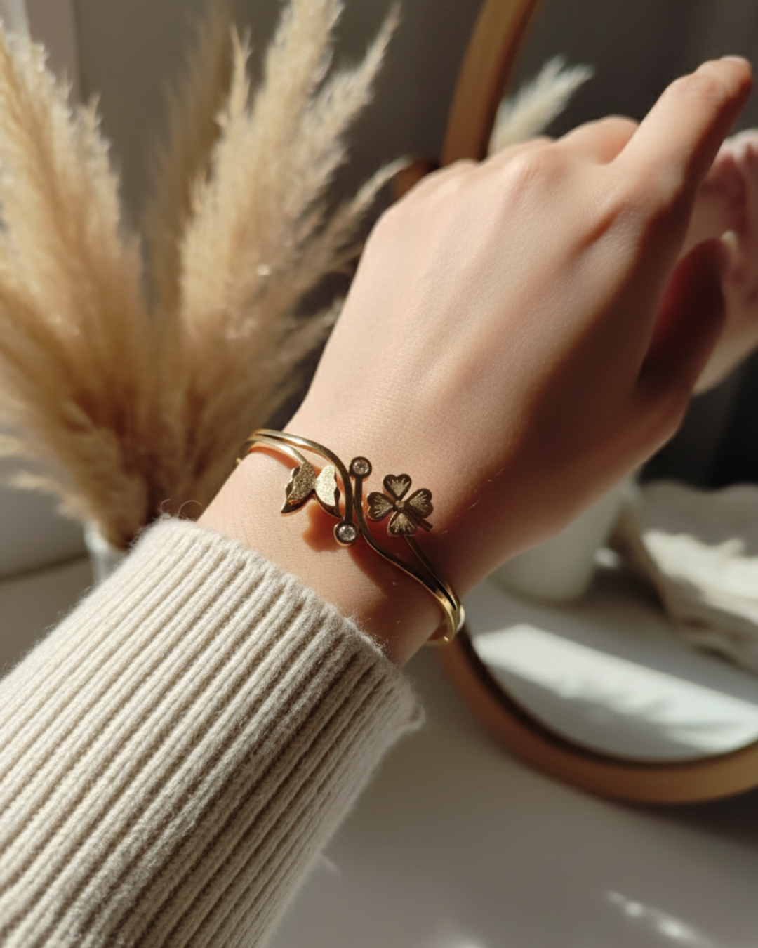 Solika Butterfly & Clover Bracelet