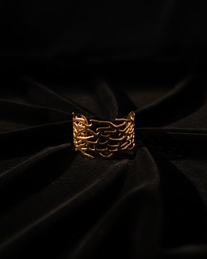 Solika Coral Gold Cuff
