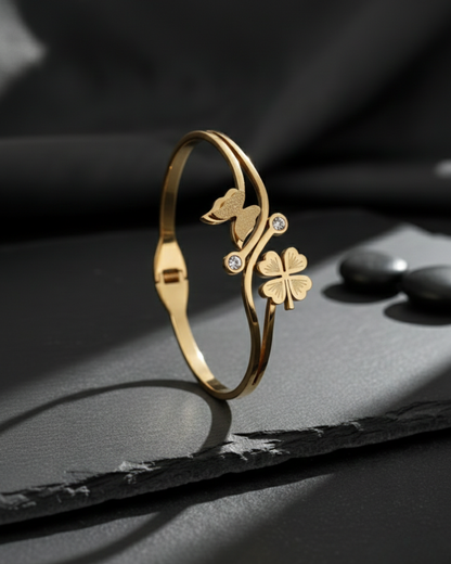 Solika Butterfly & Clover Bracelet