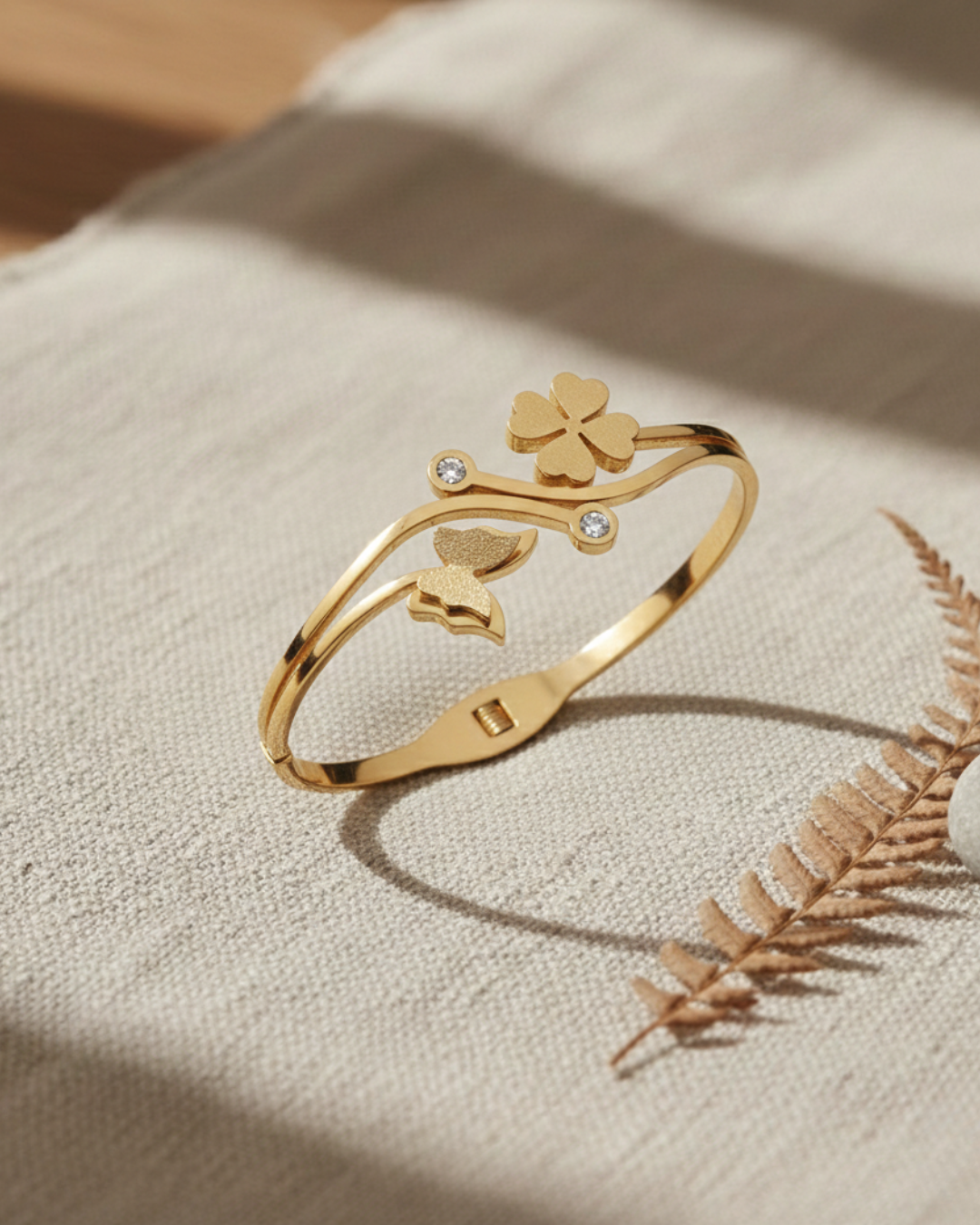 Solika Butterfly & Clover Bracelet