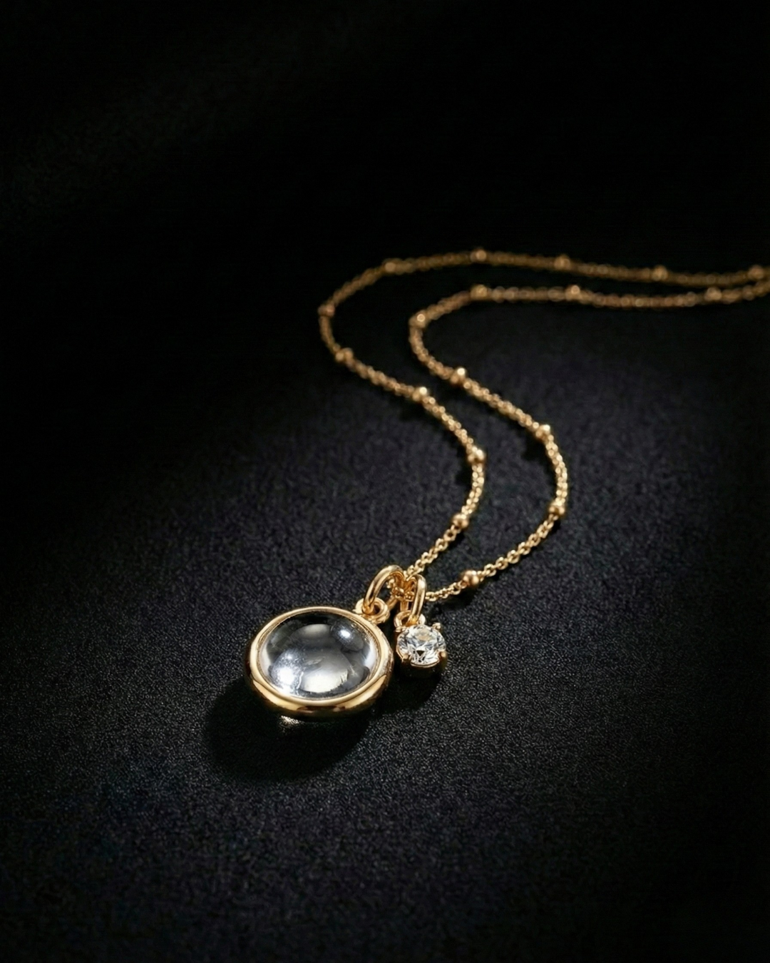 Solika Crystal Charm Necklace